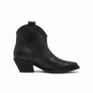 Belisa | Botinetas Texanas de Cuero - Brandy Shoes