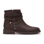 Chloé | Botinetas de Cuero con Trenza