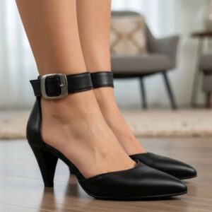 Florencia | Zapatos de Cuero con Pulsera - Brandy Shoes