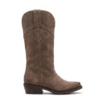 Jimena | Botas Texanas Gamuzadas - Brandy Shoes