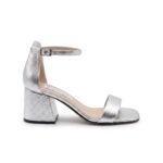 Carlota | Sandalias de Cuero Taco Cuadrado