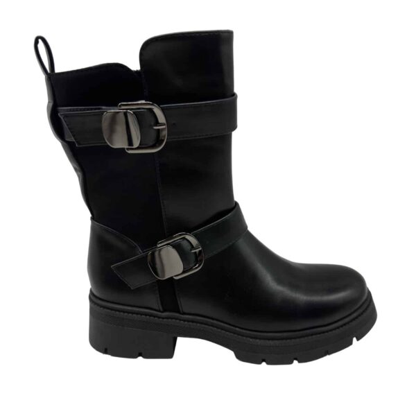 Romaine | Botinetas de Cuero Ecológico y Gamuza - Brandy Shoes