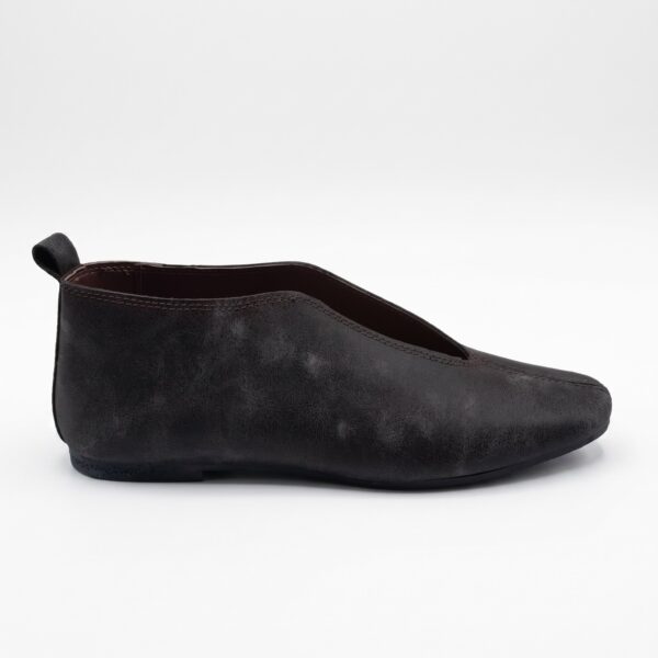 Renée | Chatitas de Cuero Base Goma - Brandy Shoes