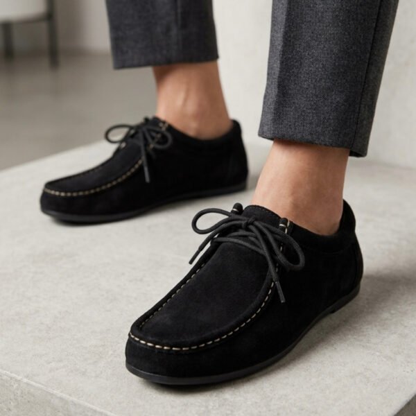 Verona | Zapatos de Gamuza con Suela de Goma