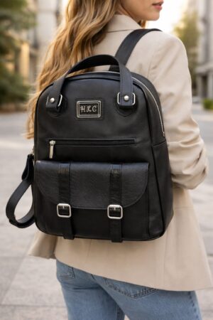 Maite | Mochila de Cuero - Brandy Shoes