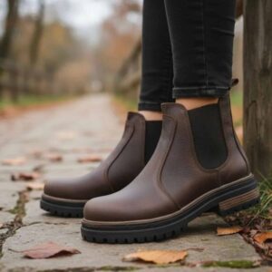 Sabine | Borcegos de Cuero - Brandy Shoes