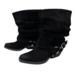 Milena | Botas de Gamuza con Estribo - Brandy Shoes