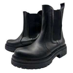 Allegra | Borcegos de Cuero Base Goma - Brandy Shoes