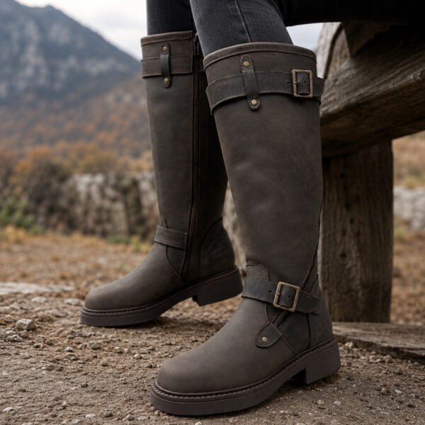 Sofía | Botas Altas de Cuero