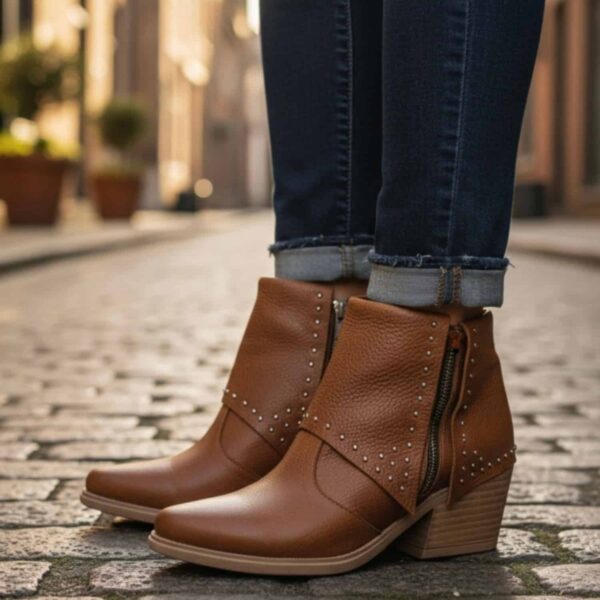 Toledo | Botinetas de Cuero - Brandy Shoes