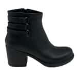 Violeta | Botinetas de Cuero y Reptil Combinado - Brandy Shoes