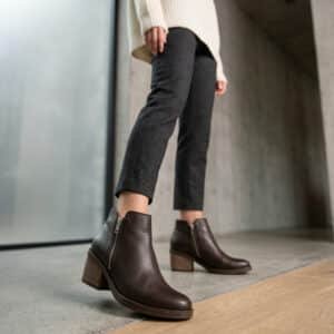 Aurora | Botinetas de Cuero Urbanas - Brandy Shoes