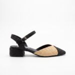 Amalfi | Zapatos de Rafia Taco Bajo