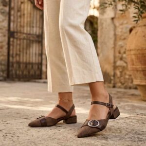 Alba | Zapatos de Cuero - Brandy Shoes