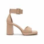 Malika | Sandalias de Cuero con Taco