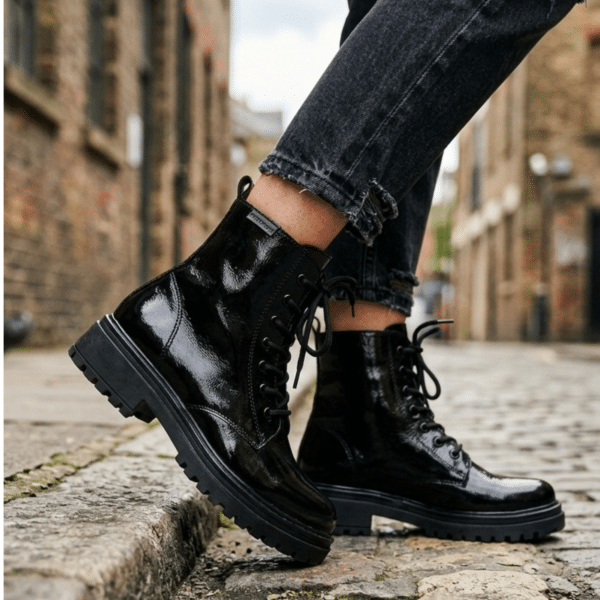 Zúrich | Borcegos de Cuero con Base de Goma - Brandy Shoes