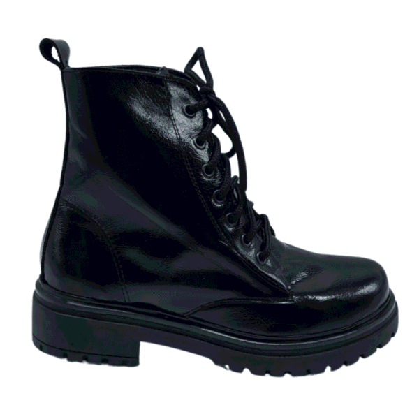 Zúrich | Borcegos de Cuero con Base de Goma - Brandy Shoes