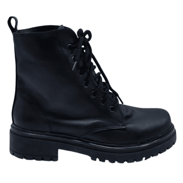 Zúrich | Borcegos de Cuero con Base de Goma - Brandy Shoes