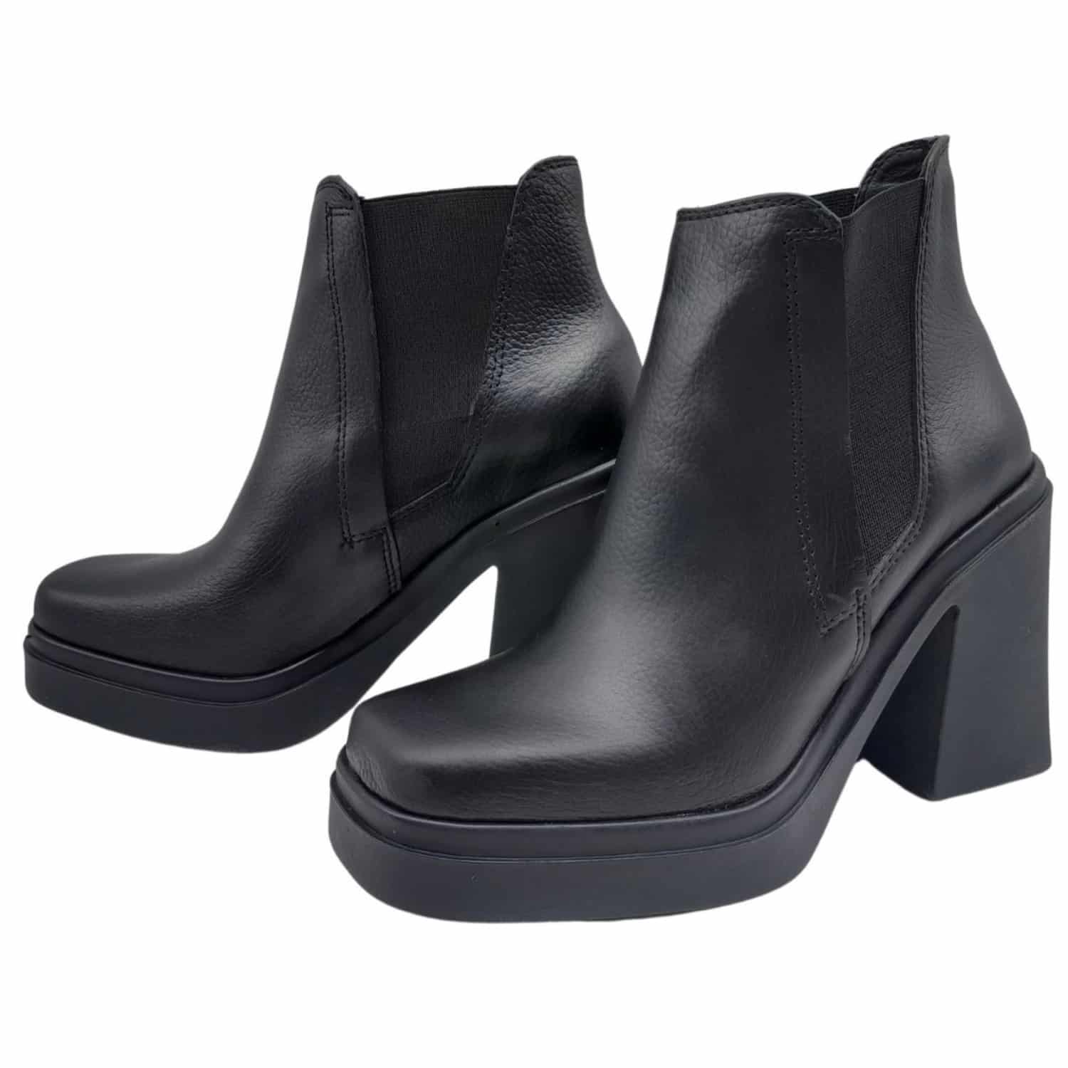 Maura | Botinetas de Cuero con Estilo - Brandy Shoes