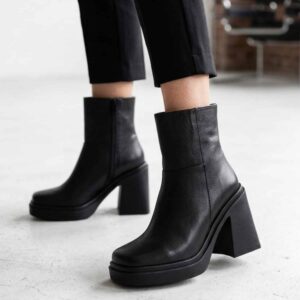Bilbao | Botinetas de Cuero - Brandy Shoes