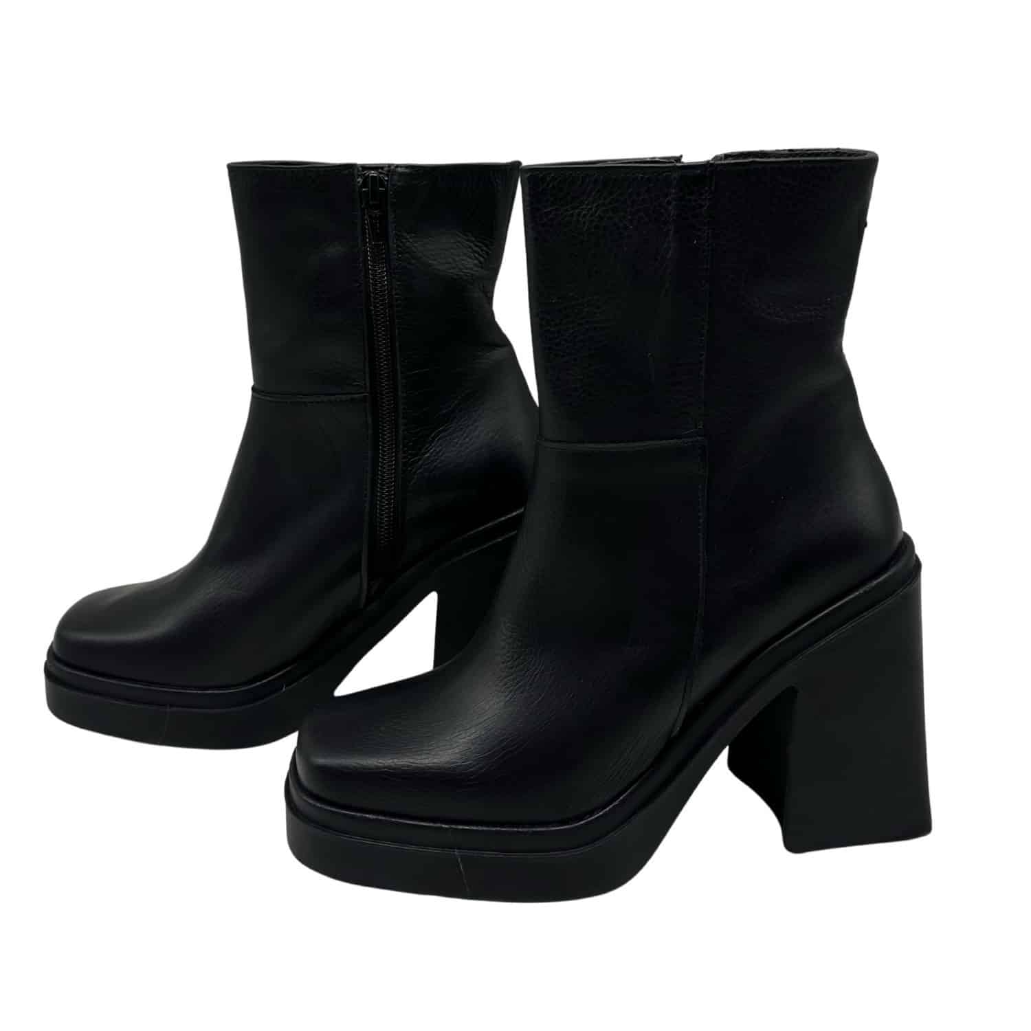 Bilbao | Botinetas de Cuero - Brandy Shoes