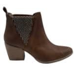 Montecarlo | Botinetas de Cuero con Tachas