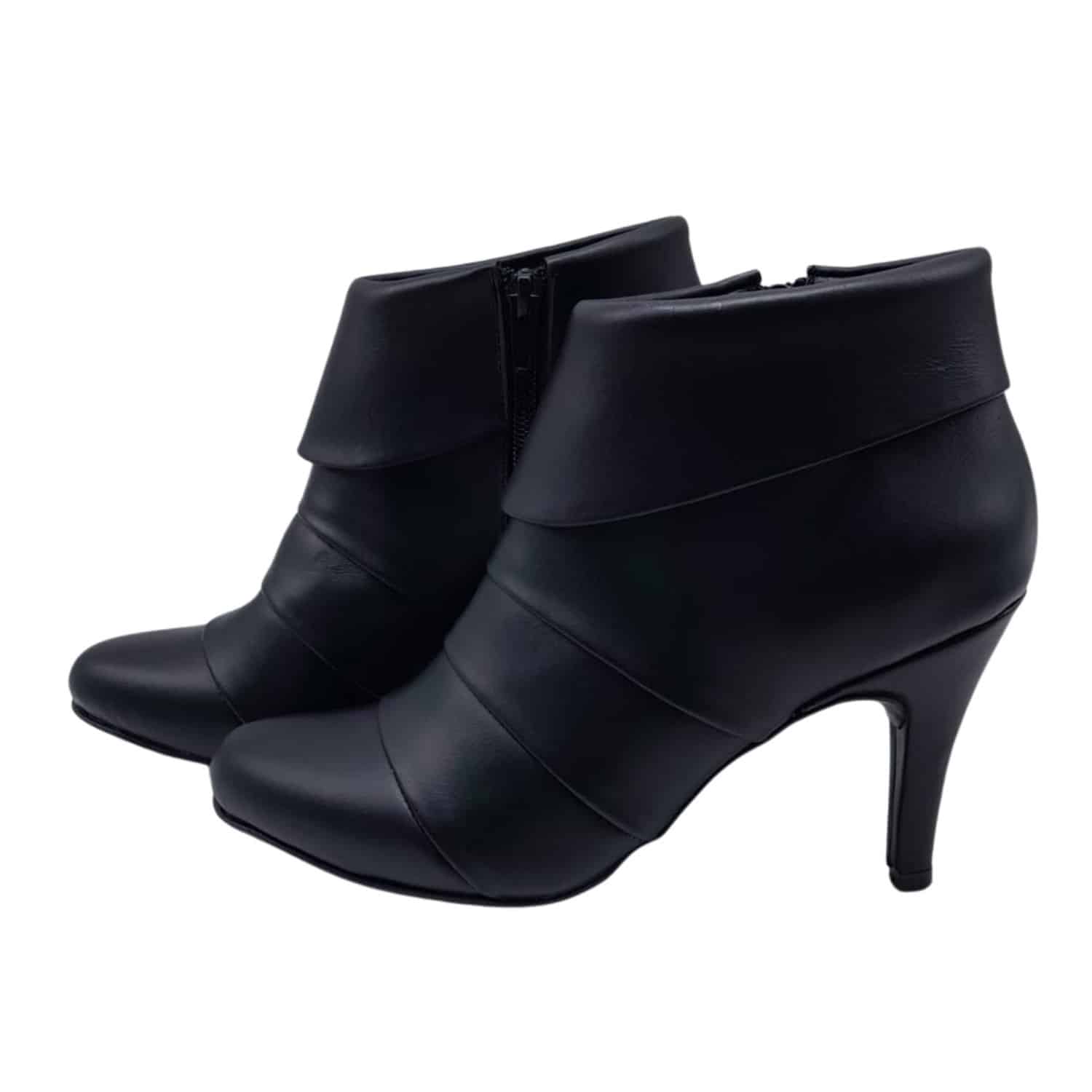Jane | Botinetas Punta Redonda - Brandy Shoes