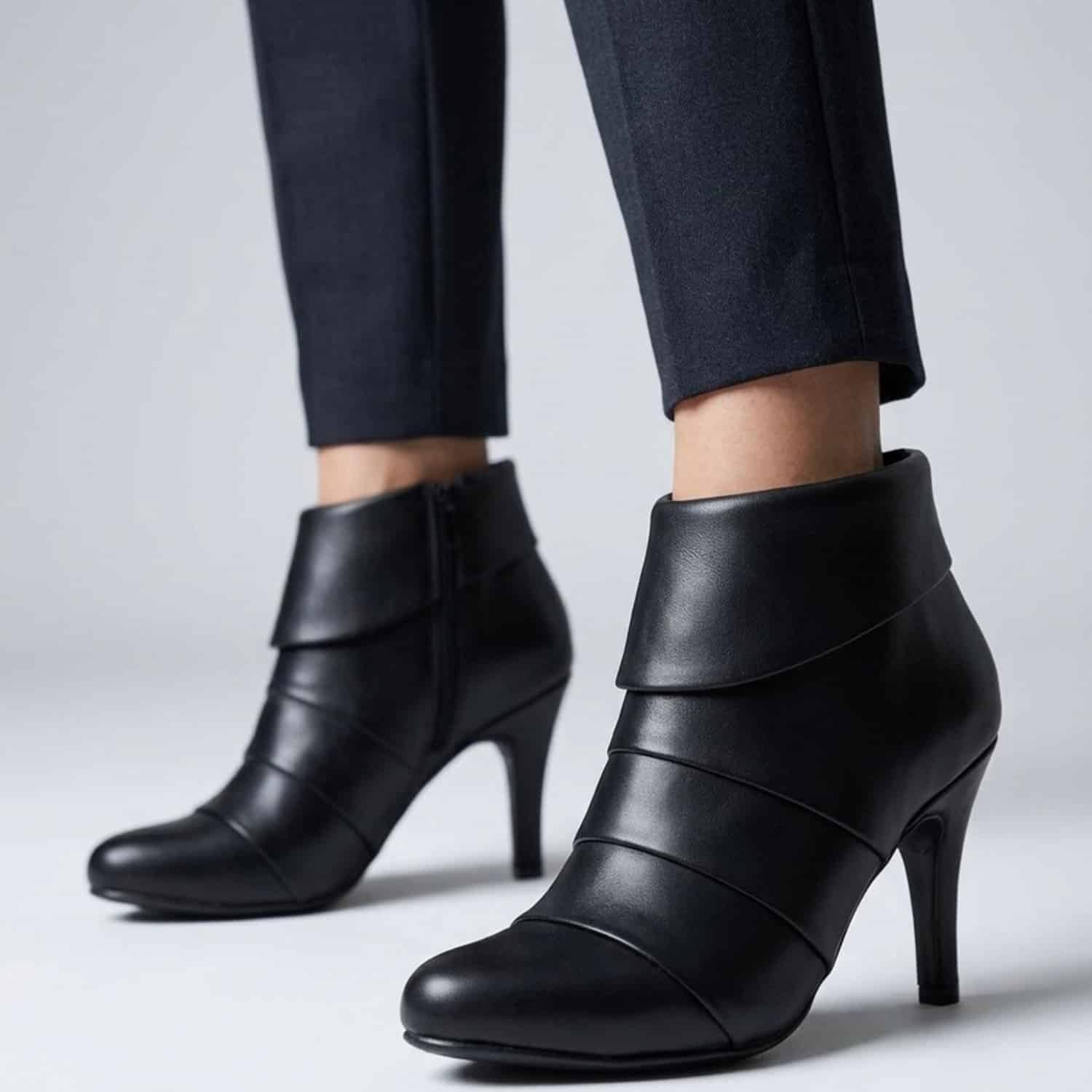 Jane | Botinetas Punta Redonda - Brandy Shoes