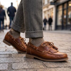 Salma | Mocasines de Cuero Urbanos - Brandy Shoes