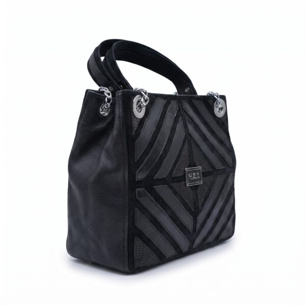 Begonia | Bolso de Cuero con Cadenas - Brandy Shoes