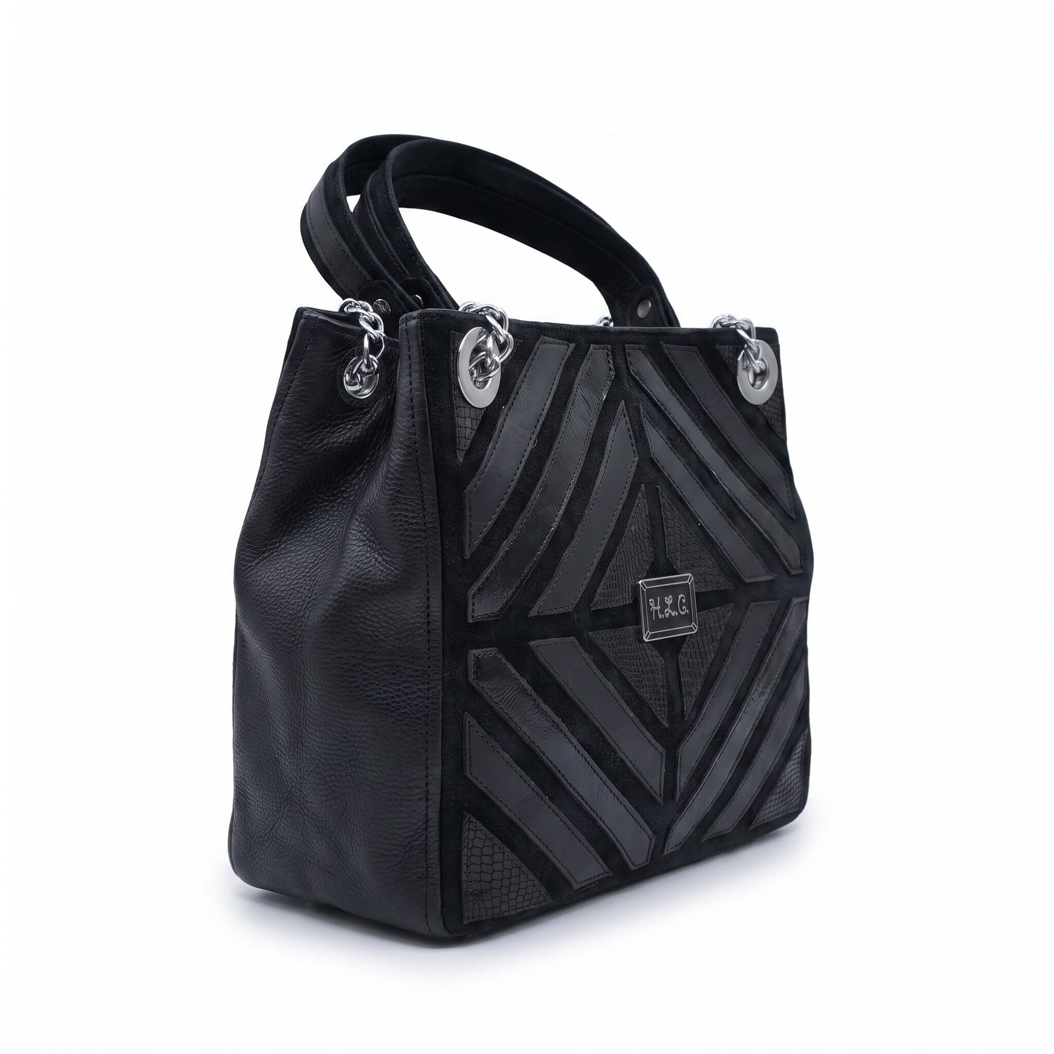Begonia | Bolso de Cuero con Cadenas - Brandy Shoes