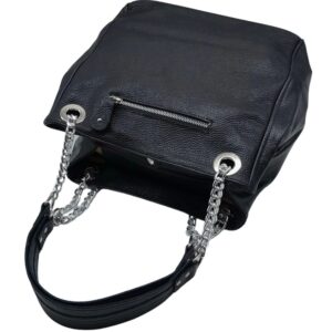 Begonia | Bolso de Cuero con Cadenas - Brandy Shoes