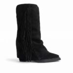 Cerde | Botas de Gamuza con Flecos