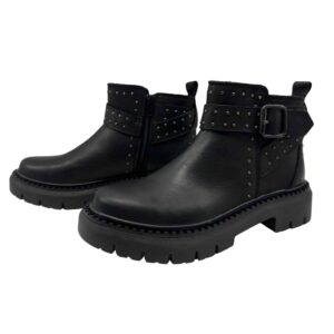 Daca | Botinetas de Cuero Base Goma - Brandy Shoes