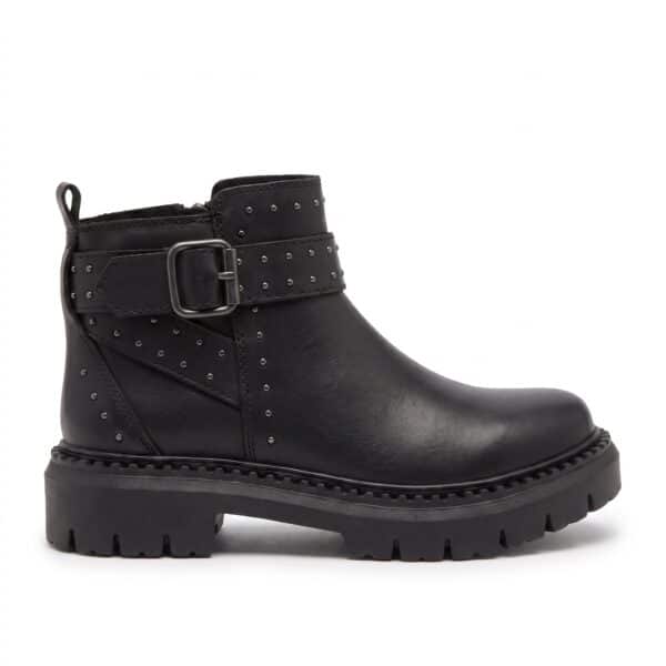 Daca | Botinetas de Cuero Base Goma - Brandy Shoes