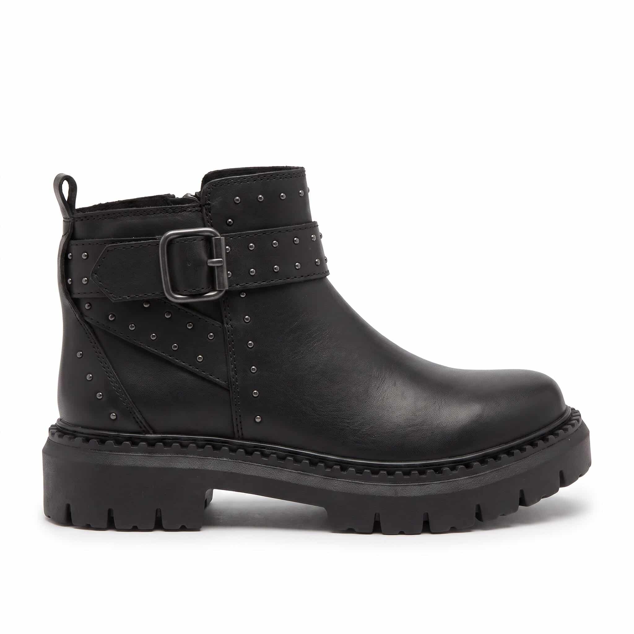 Daca | Botinetas de Cuero Base Goma - Brandy Shoes
