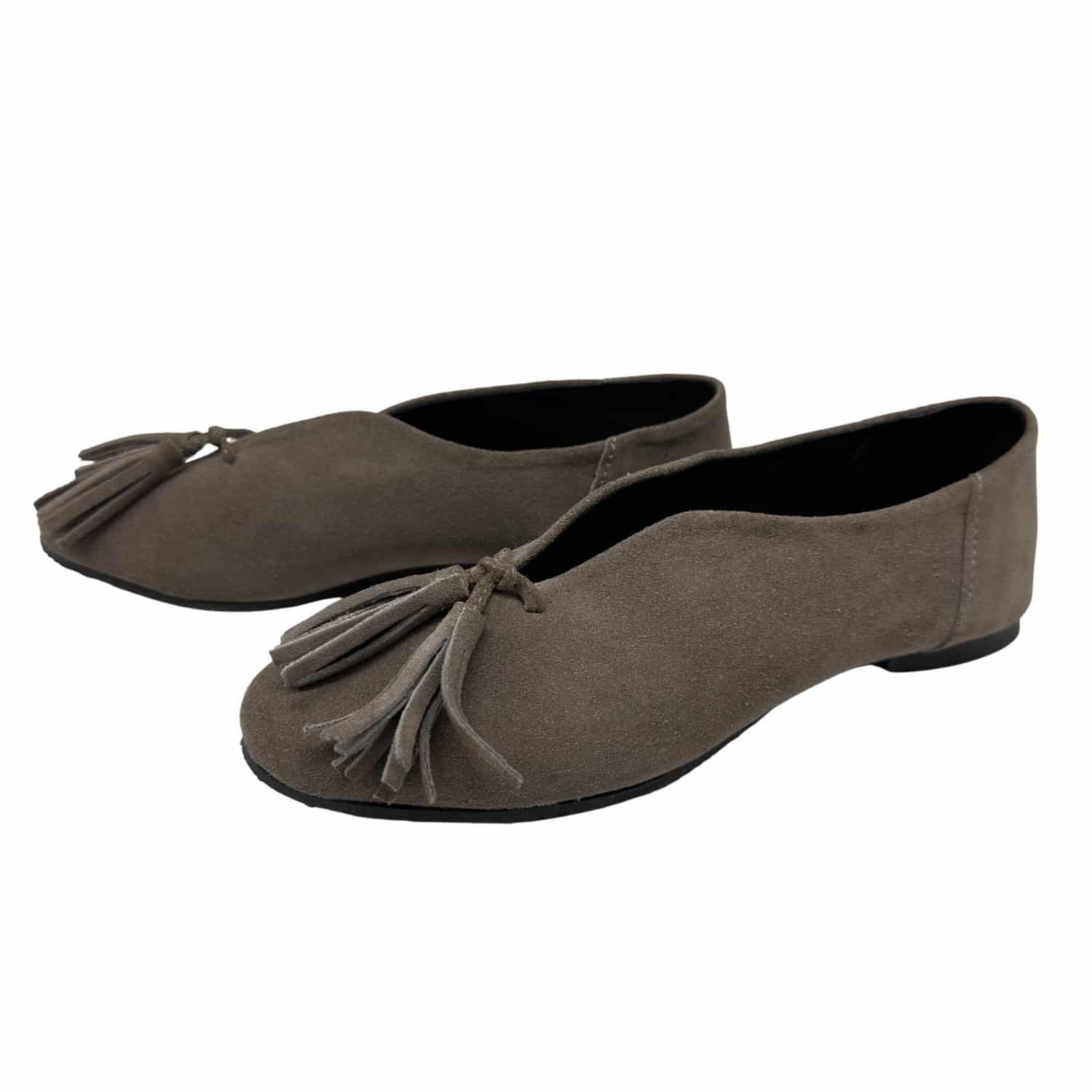 Colette | Chatitas de Gamuza Antideslizantes - Brandy Shoes