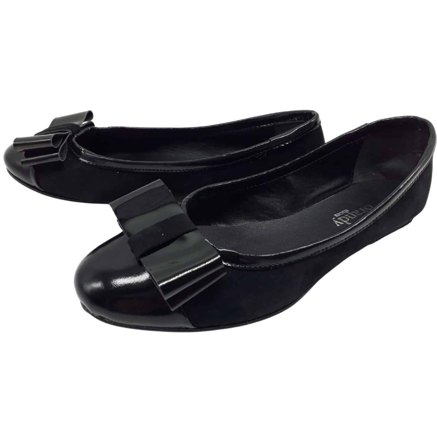 Léa | Chatitas de Cuero con Moño - Brandy Shoes