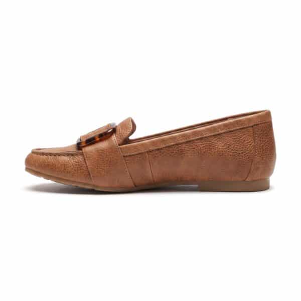 Celine | Chatitas de Cuero con Cadena - Brandy Shoes