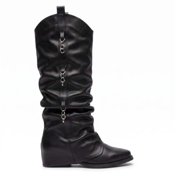 Francisca | Botas de Cuero Caña Alta - Brandy Shoes