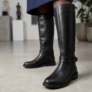 Oslo | Botas de Cuero Base de Goma - Brandy Shoes