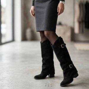 Dallas | Botas de Gamuza Base Goma - Brandy Shoes