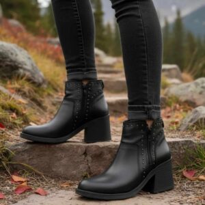 Marina | Botinetas de Cuero - Brandy Shoes