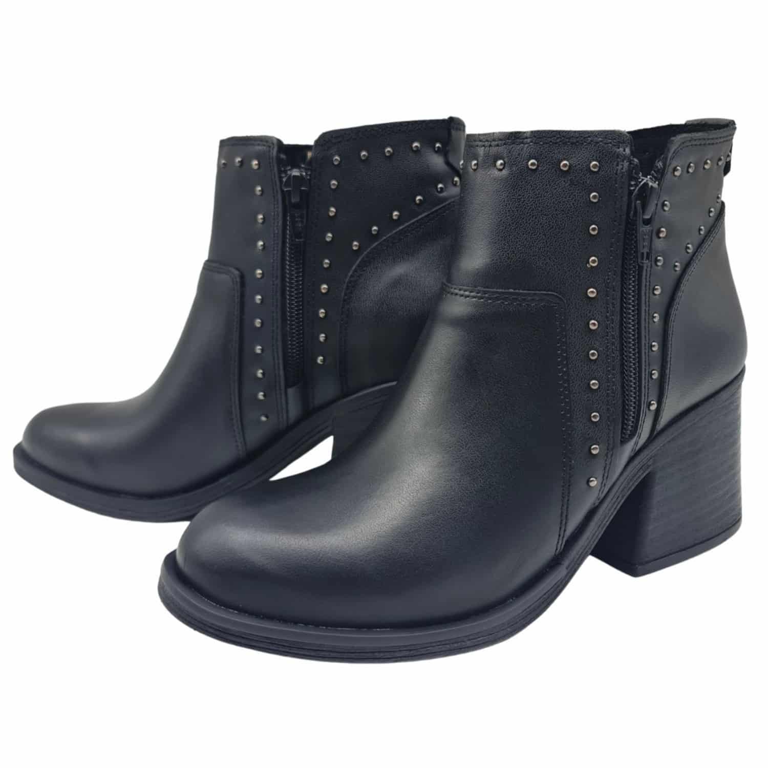 Marina | Botinetas de Cuero - Brandy Shoes