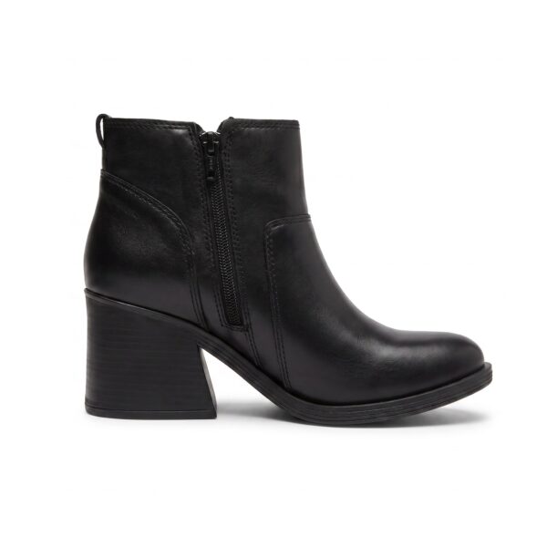 Marisol | Botinetas de Cuero con Taco - Brandy Shoes