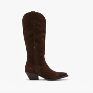 Mónaco | Botas de Gamuza con Flecos - Brandy Shoes