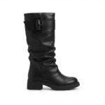 Myra | Botas de Cuero con Hebilla
