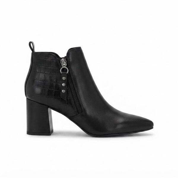 Milano | Botinetas de Cuero Croco - Brandy Shoes
