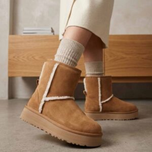 Aspen | Pantubotas Forradas en Piel - Brandy Shoes