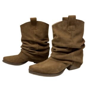 Shara | Botas de Gamuza Antideslizantes - Brandy Shoes
